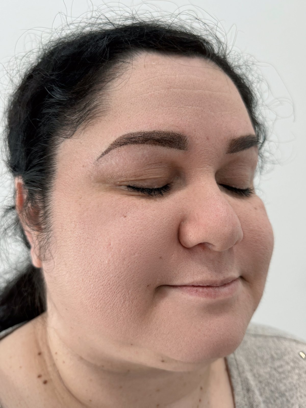 Before permanent eyebrow makeup Grand Prairie TX — overplucked brows